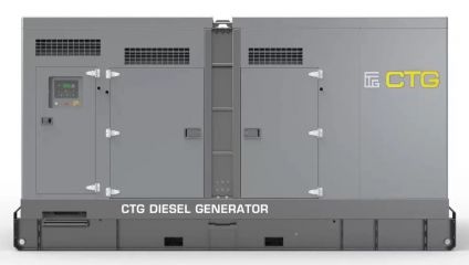 Дизельный генератор CTG 13M-M в кожухе с АВР